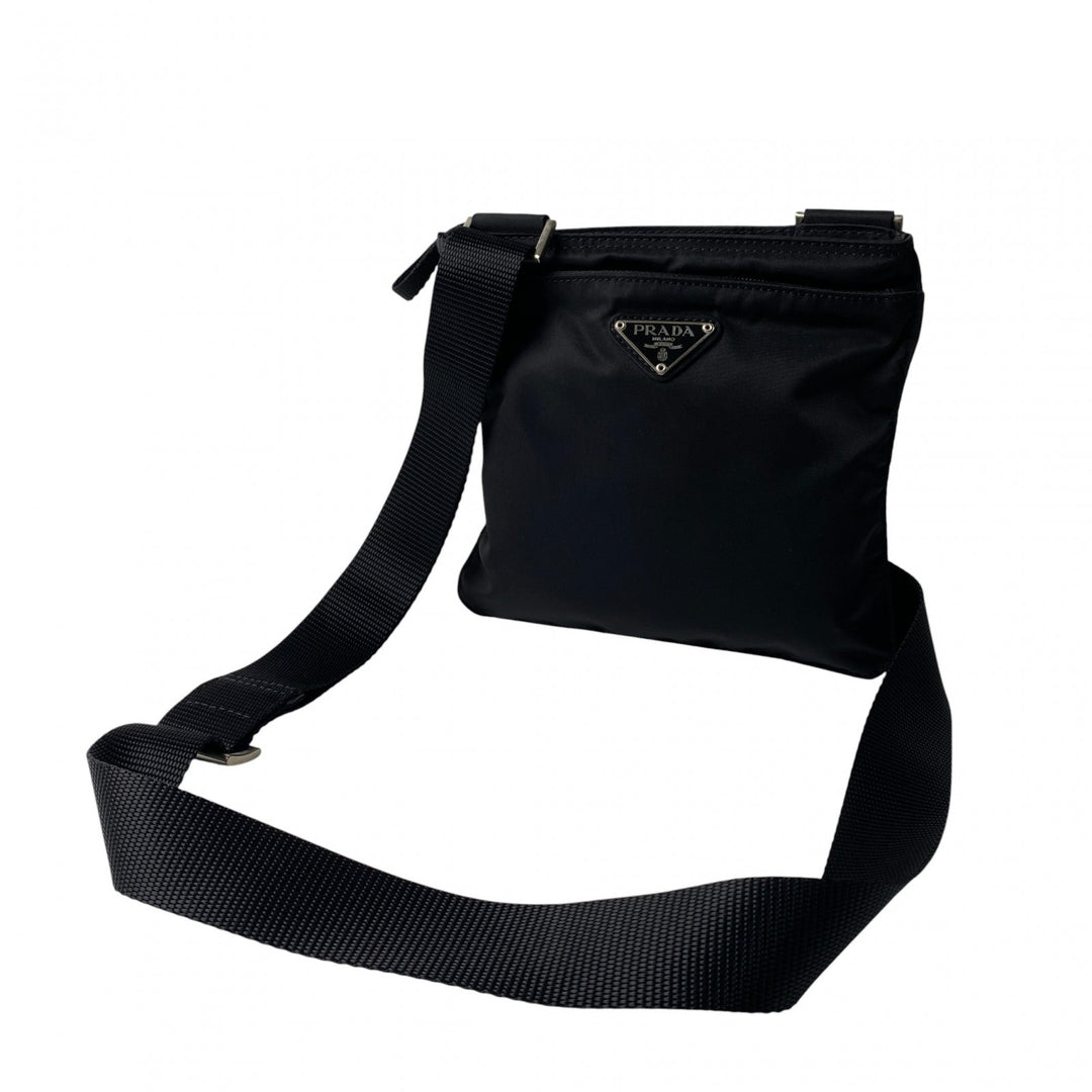美品 プラダ PRADA レディース ナイロンバッグ ミニ ショルダーバッグ ポシェット 斜めがけ クロスボディ