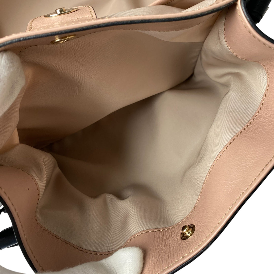 美品 トッズ TOD's レディース ハンドバッグ レザー ブラック 黒 MP33