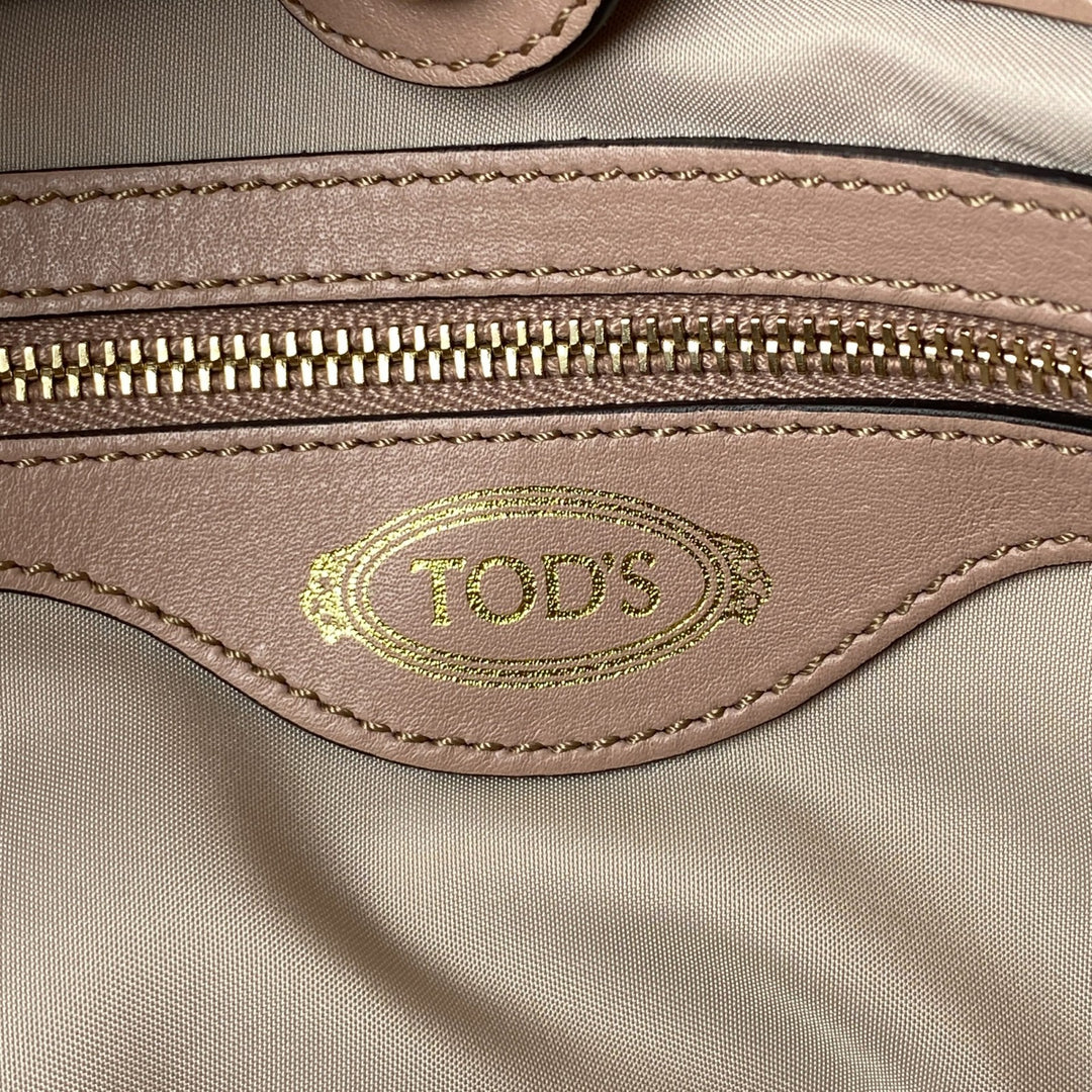 美品 トッズ TOD's レディース ハンドバッグ レザー ブラック 黒 MP33