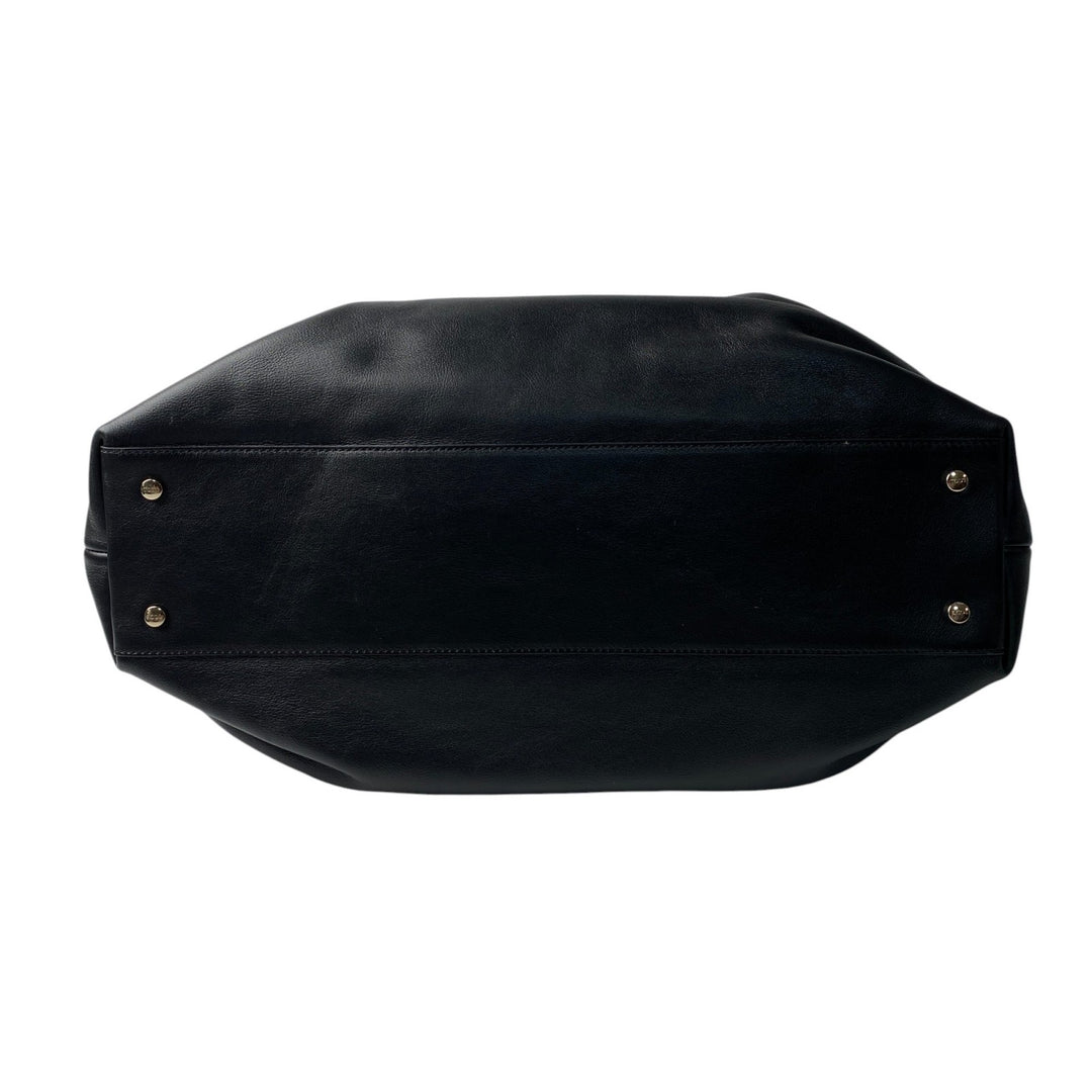 美品 トッズ TOD's レディース ハンドバッグ レザー ブラック 黒 MP33