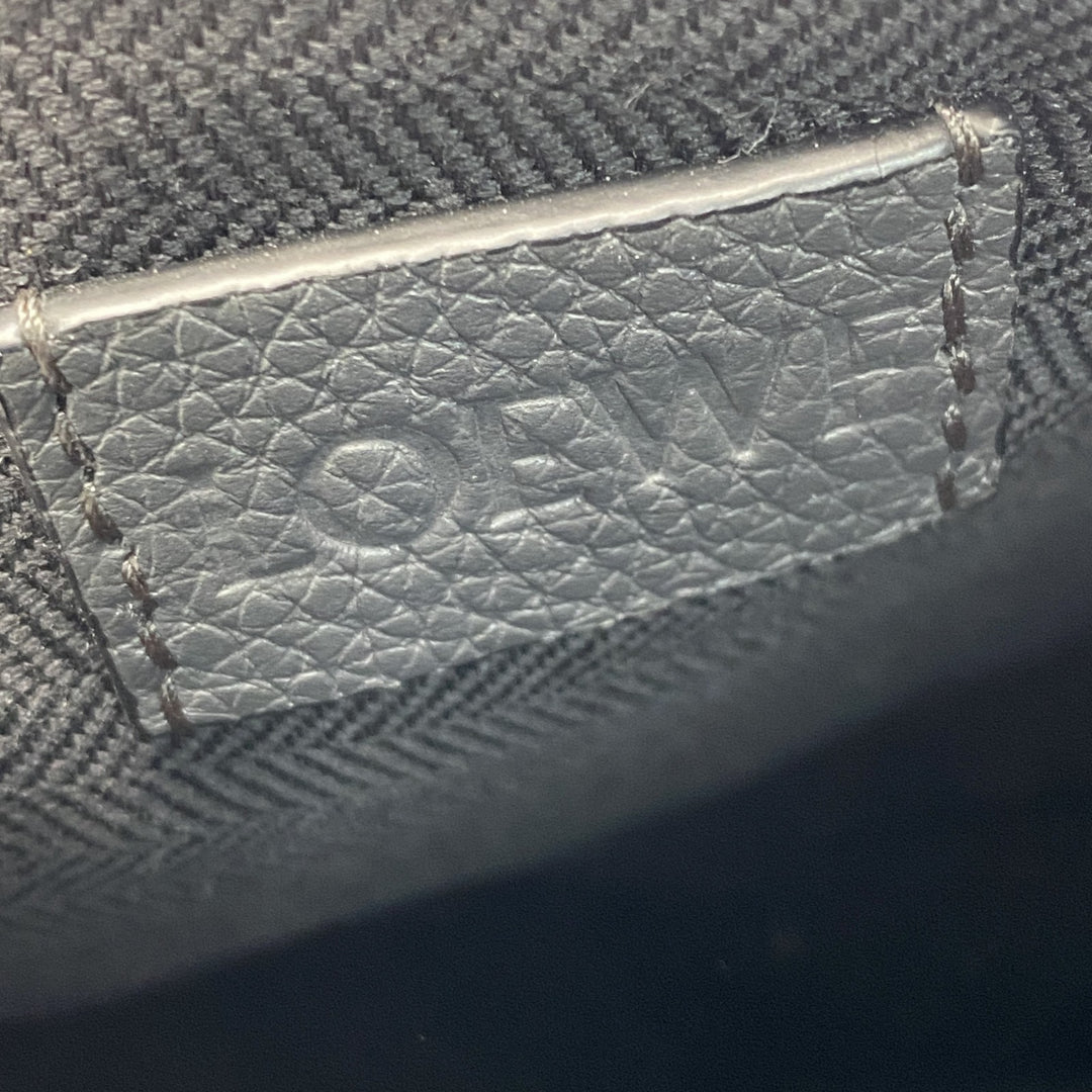 ロエベ LOEWE メンズ アントン スリング ボディバッグ レザー ブラック 斜めがけ クロスボディ