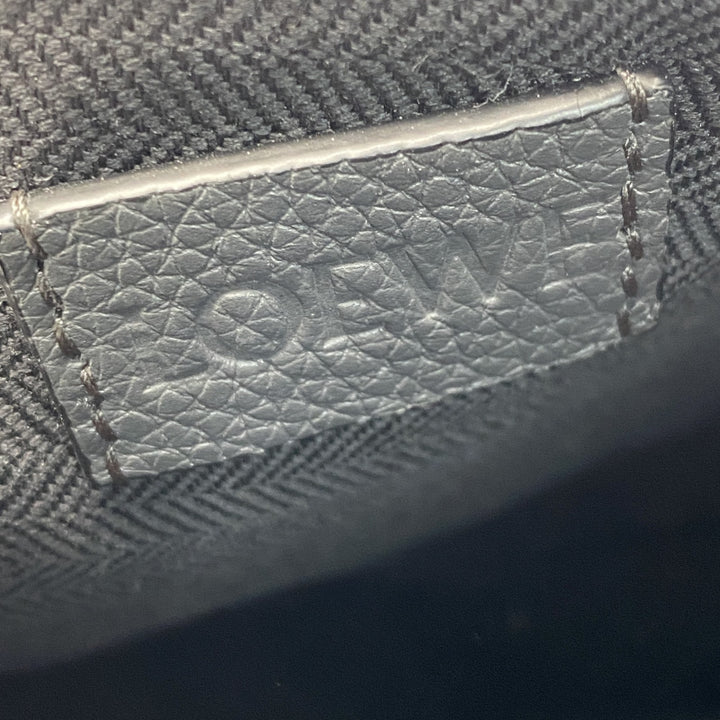 ロエベ LOEWE メンズ アントン スリング ボディバッグ レザー ブラック 斜めがけ クロスボディ