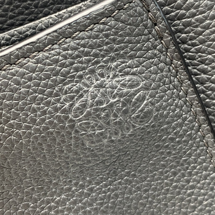 ロエベ LOEWE メンズ アントン スリング ボディバッグ レザー ブラック 斜めがけ クロスボディ