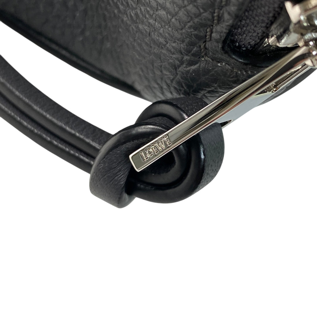 ロエベ LOEWE メンズ アントン スリング ボディバッグ レザー ブラック 斜めがけ クロスボディ