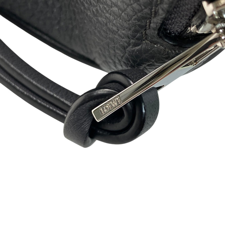 ロエベ LOEWE メンズ アントン スリング ボディバッグ レザー ブラック 斜めがけ クロスボディ