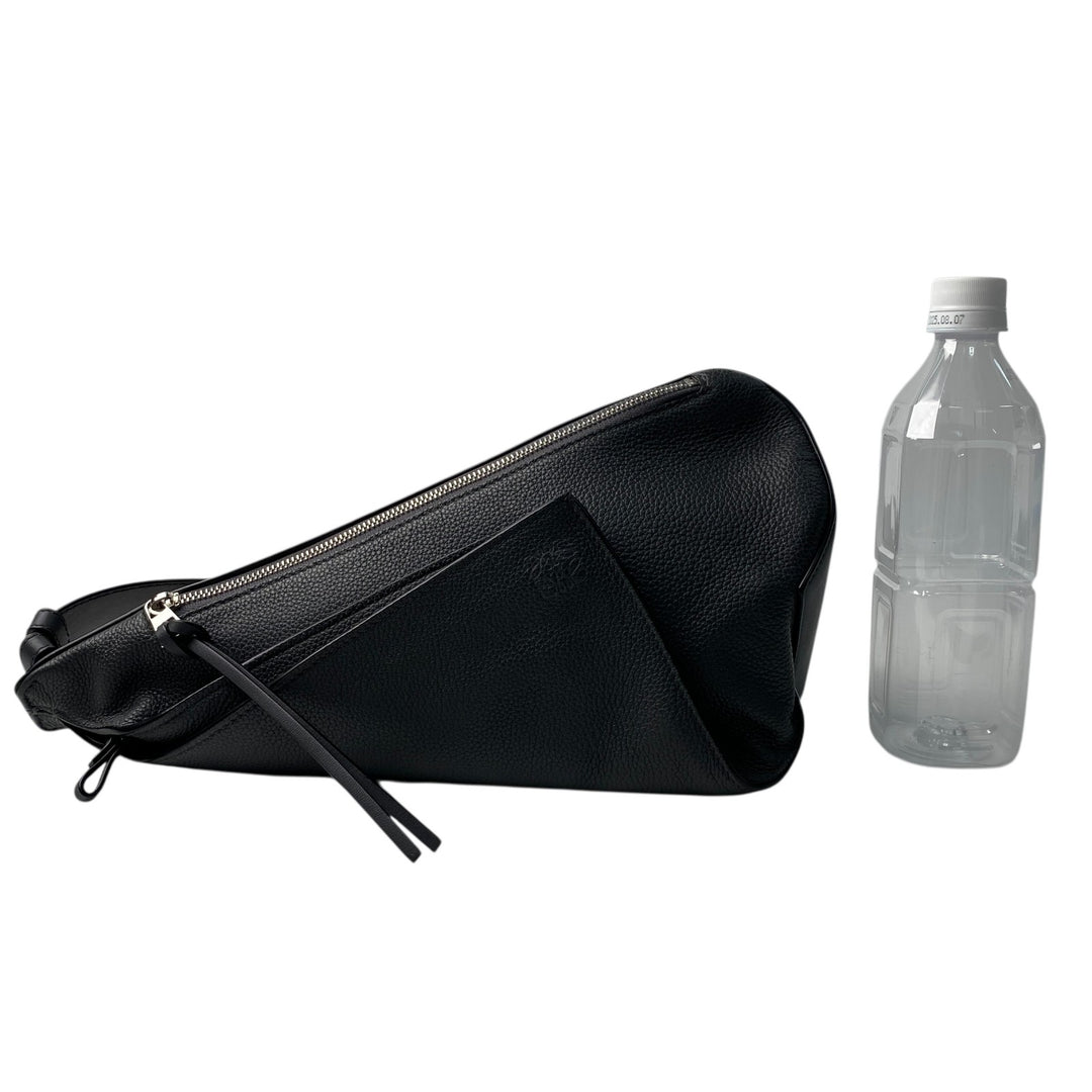 ロエベ LOEWE メンズ アントン スリング ボディバッグ レザー ブラック 斜めがけ クロスボディ