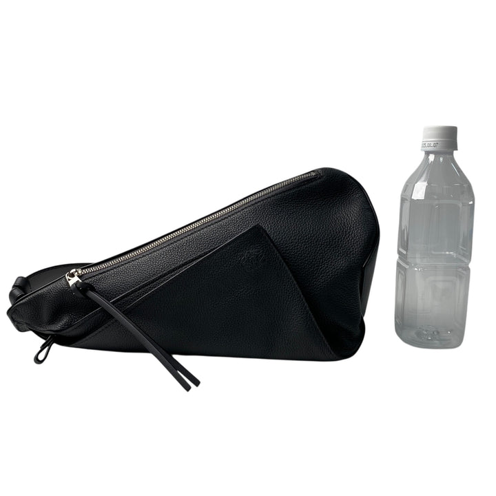 ロエベ LOEWE メンズ アントン スリング ボディバッグ レザー ブラック 斜めがけ クロスボディ