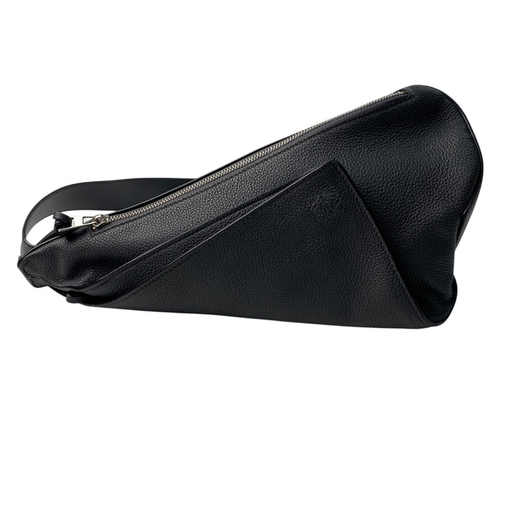 ロエベ LOEWE メンズ アントン スリング ボディバッグ レザー ブラック 斜めがけ クロスボディ