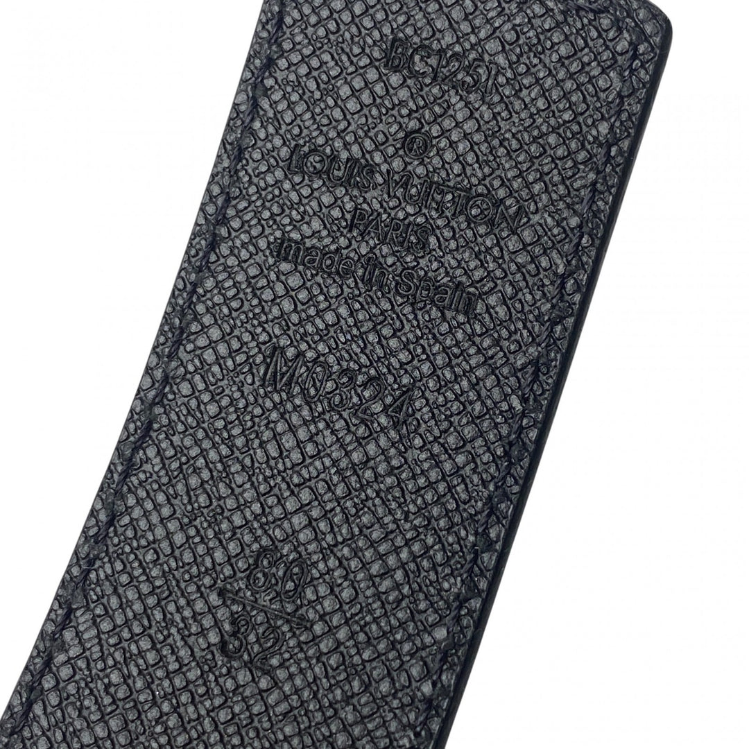 美品 ルイヴィトン LOUIS VUITTON メンズ エピ ベルト LVロゴ M0324 BC1251