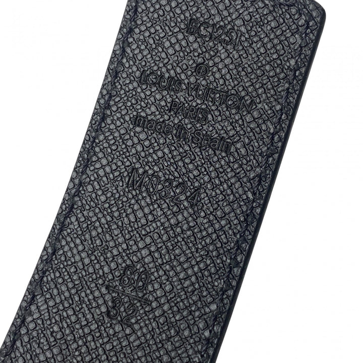 美品 ルイヴィトン LOUIS VUITTON メンズ エピ ベルト LVロゴ M0324 BC1251