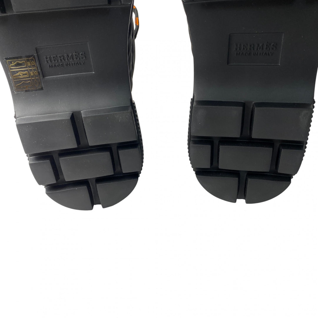 未使用 エルメス HERMES メンズ フレッシュ ショートブーツ キルティングパラシュート 43.5