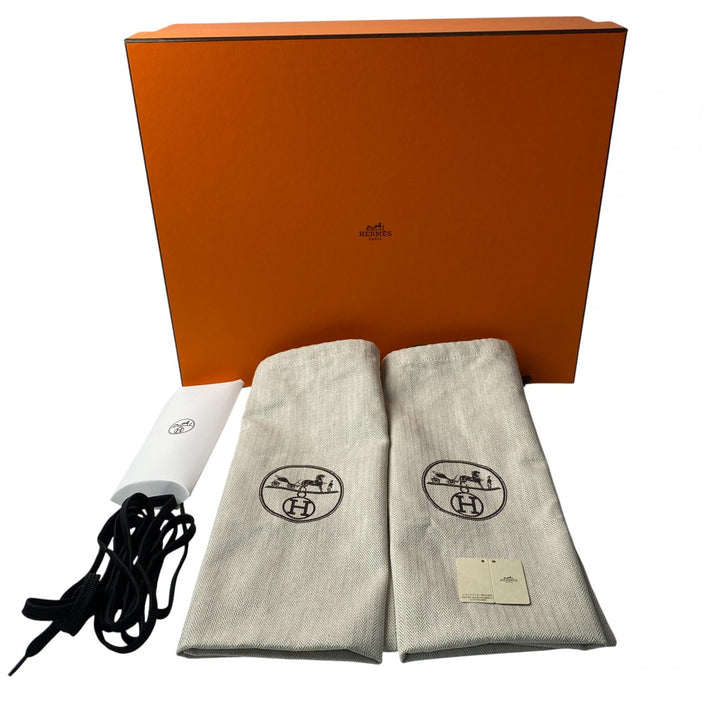 未使用 エルメス HERMES メンズ フレッシュ ショートブーツ キルティングパラシュート 43.5