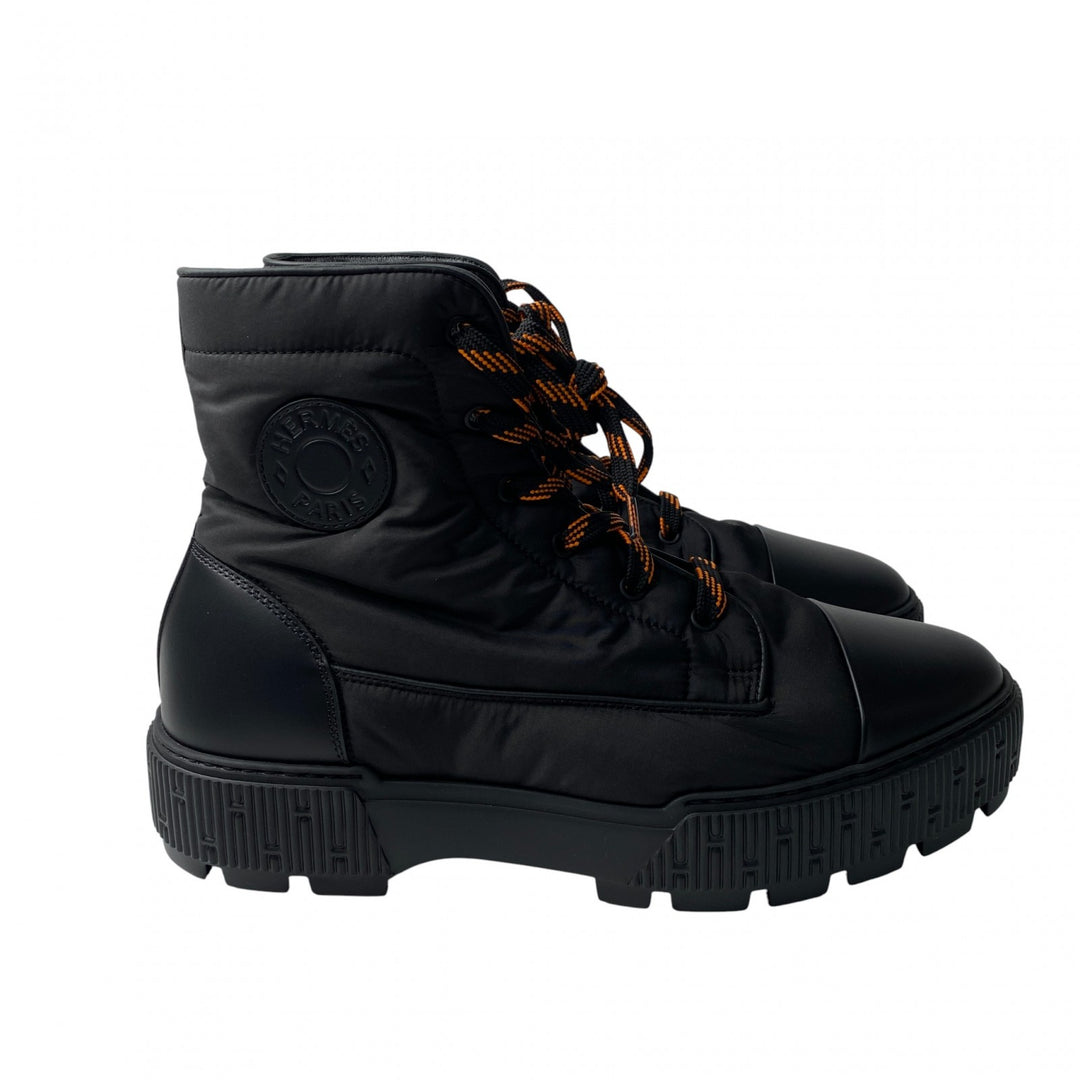 未使用 エルメス HERMES メンズ フレッシュ ショートブーツ キルティングパラシュート 43.5