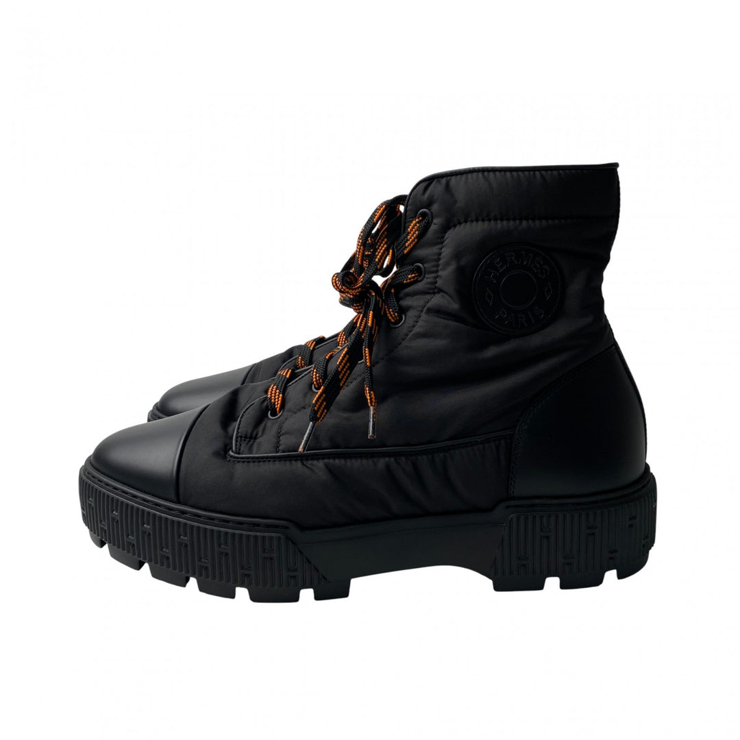 未使用 エルメス HERMES メンズ フレッシュ ショートブーツ キルティングパラシュート 43.5