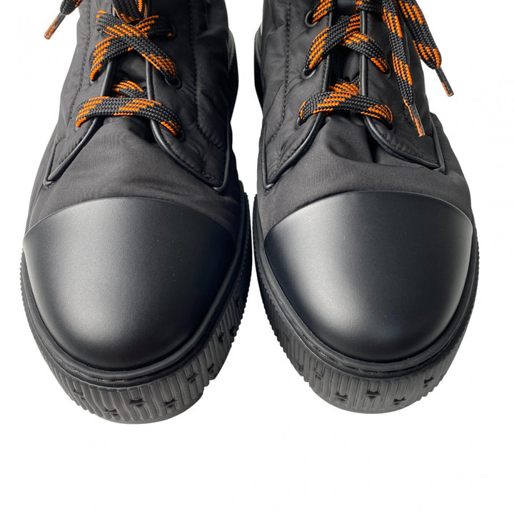 未使用 エルメス HERMES メンズ フレッシュ ショートブーツ キルティングパラシュート 43.5