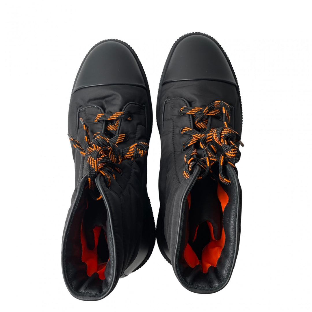 未使用 エルメス HERMES メンズ フレッシュ ショートブーツ キルティングパラシュート 43.5