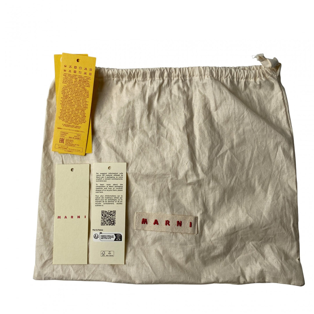 未使用 マルニ MARNI レディース マーケット テープミニバスケット ハンドバッグ