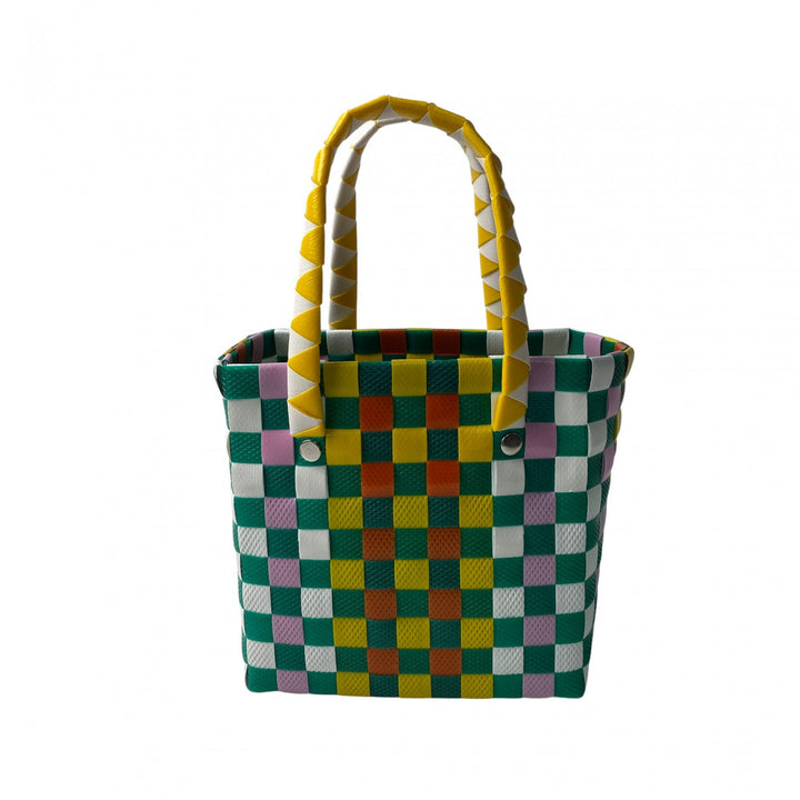 未使用 マルニ MARNI レディース マーケット テープミニバスケット ハンドバッグ