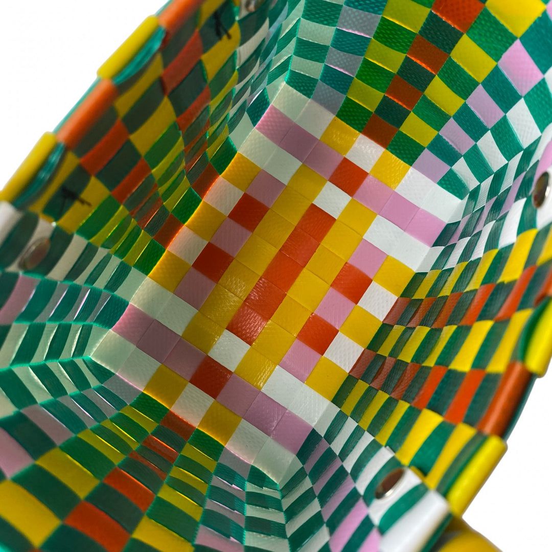 未使用 マルニ MARNI レディース マーケット テープミニバスケット ハンドバッグ