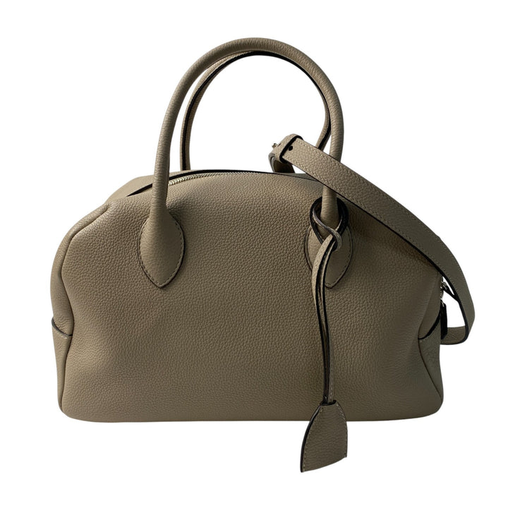 美品 ボナベンチュラ BONAVENTURA レディース アヴァ スモール ボストンバッグ ショルダーバッグ エトープ ハンドバッグ 斜めがけ クロスボディ