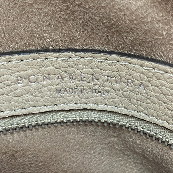 美品 ボナベンチュラ BONAVENTURA レディース アヴァ スモール ボストンバッグ ショルダーバッグ エトープ ハンドバッグ 斜めがけ クロスボディ