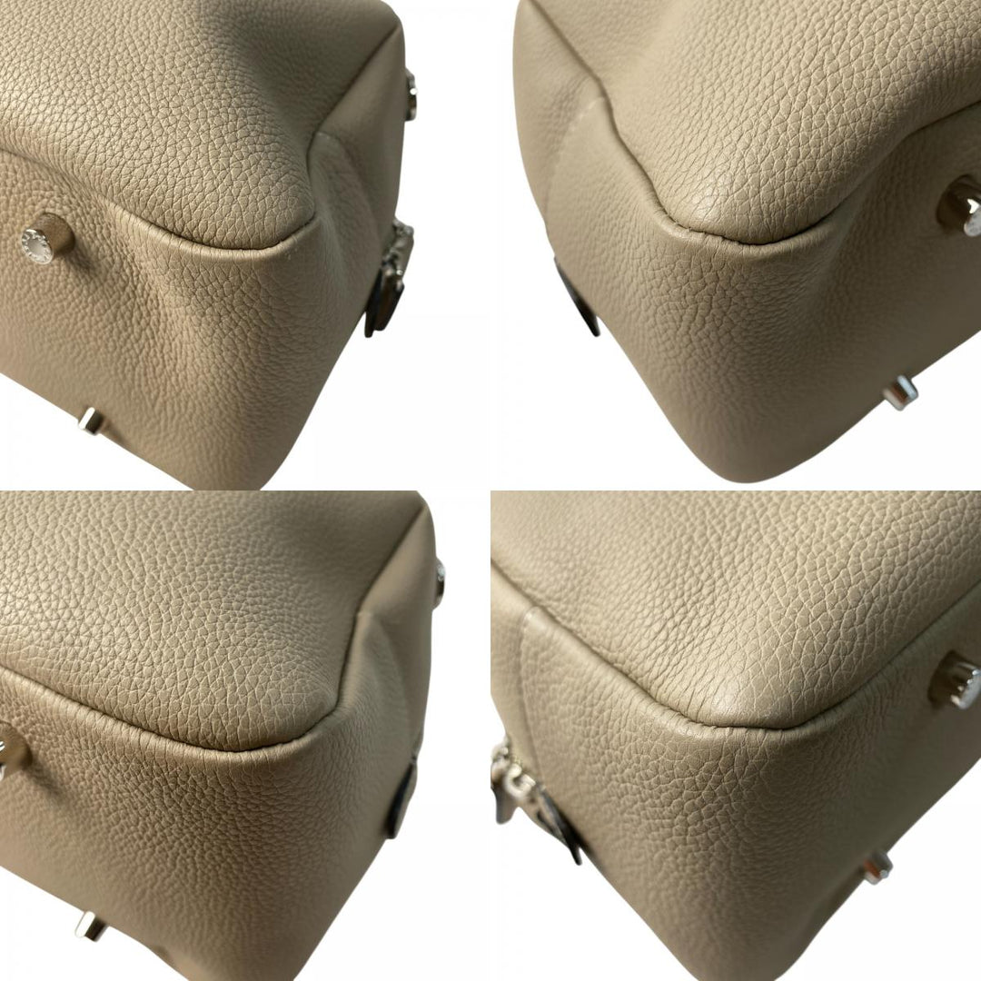 美品 ボナベンチュラ BONAVENTURA レディース アヴァ スモール ボストンバッグ ショルダーバッグ エトープ ハンドバッグ 斜めがけ クロスボディ