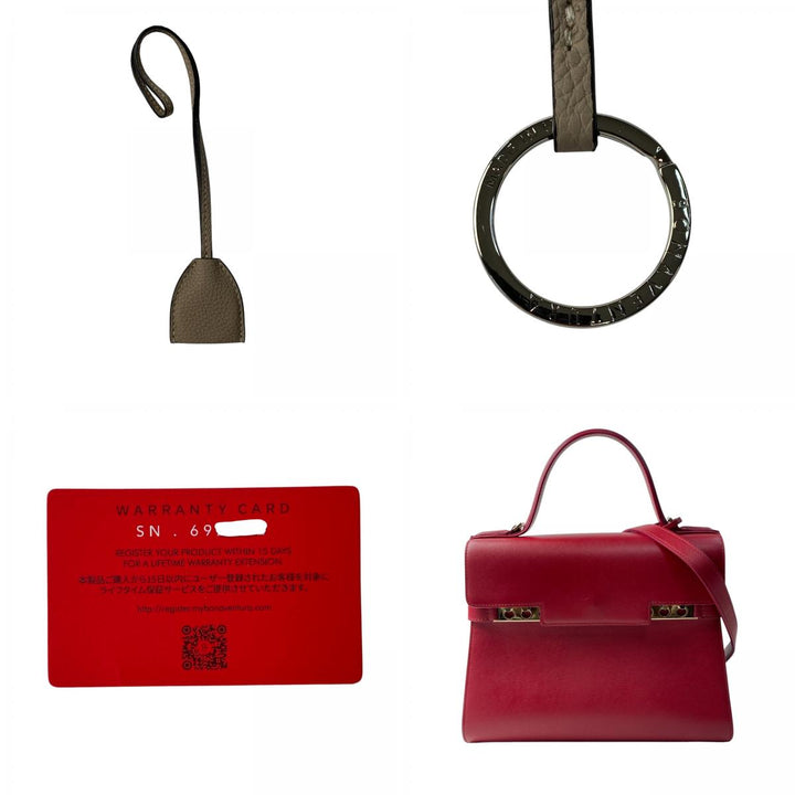 美品 ボナベンチュラ BONAVENTURA レディース アヴァ スモール ボストンバッグ ショルダーバッグ エトープ ハンドバッグ 斜めがけ クロスボディ