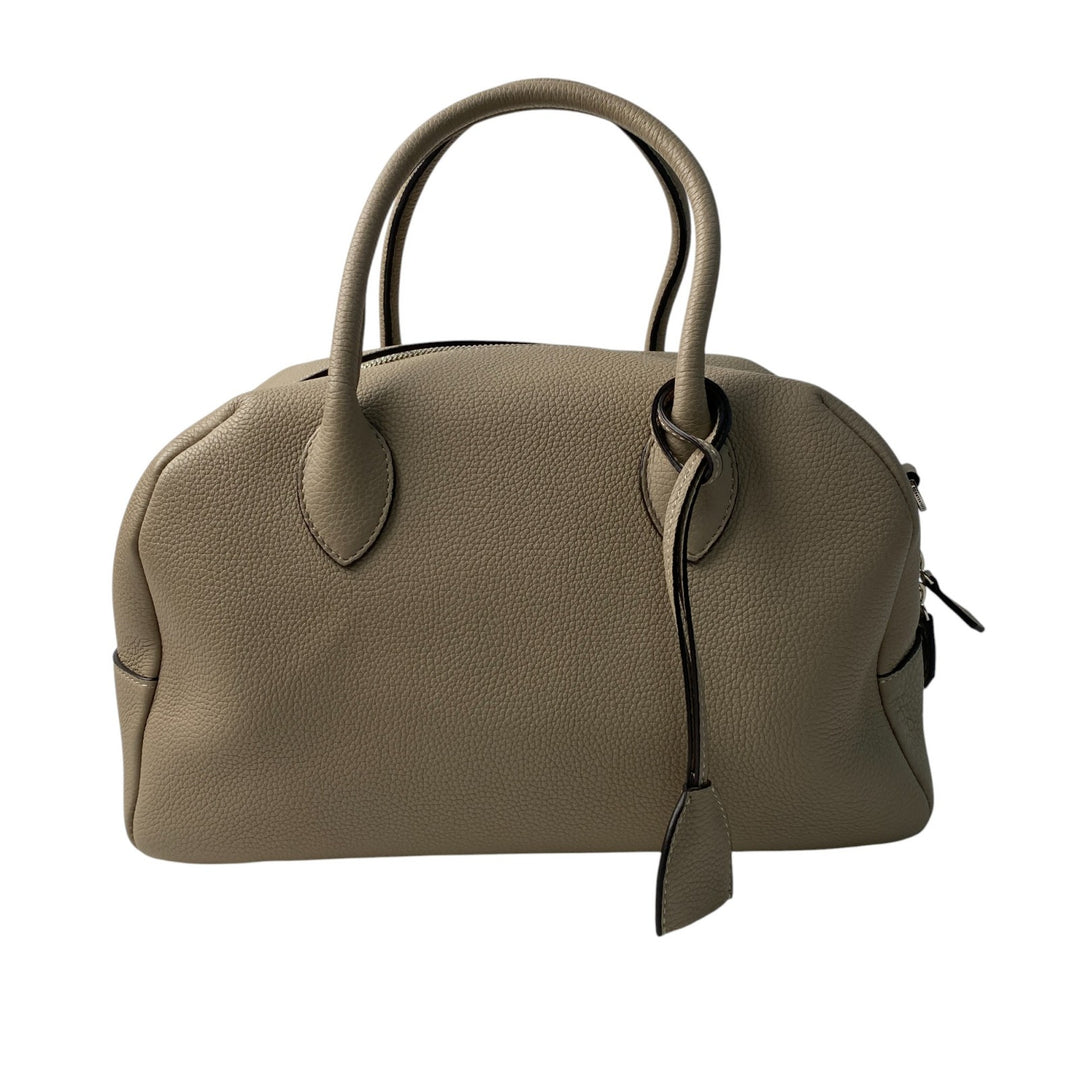 美品 ボナベンチュラ BONAVENTURA レディース アヴァ スモール ボストンバッグ ショルダーバッグ エトープ ハンドバッグ 斜めがけ クロスボディ