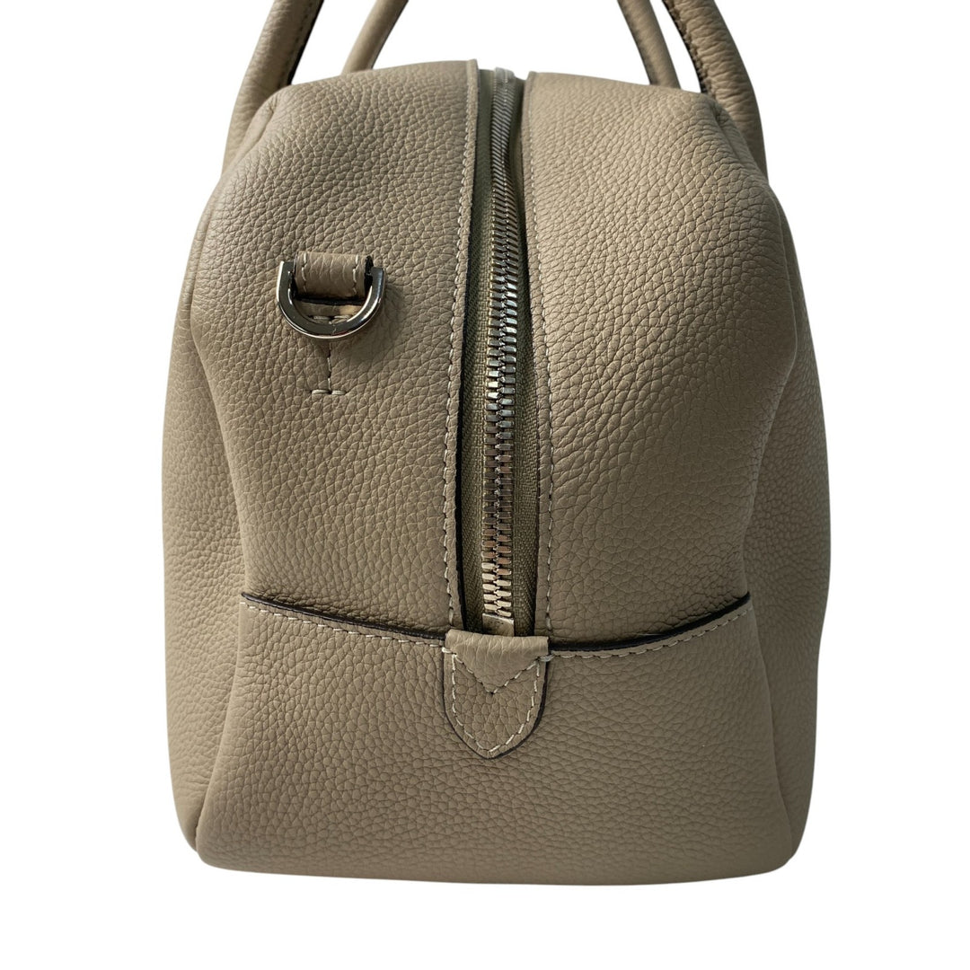 美品 ボナベンチュラ BONAVENTURA レディース アヴァ スモール ボストンバッグ ショルダーバッグ エトープ ハンドバッグ 斜めがけ クロスボディ