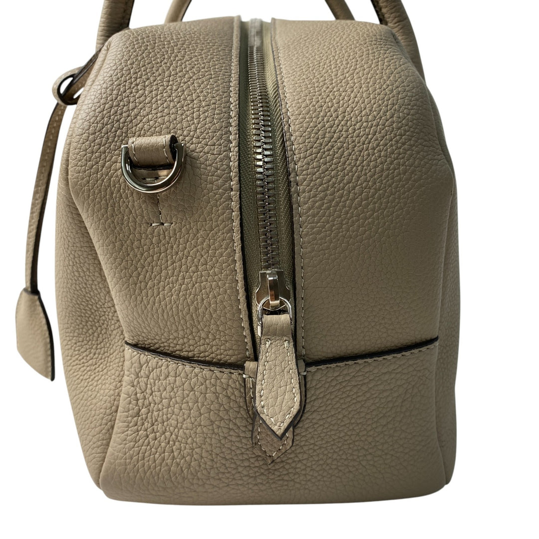 美品 ボナベンチュラ BONAVENTURA レディース アヴァ スモール ボストンバッグ ショルダーバッグ エトープ ハンドバッグ 斜めがけ クロスボディ