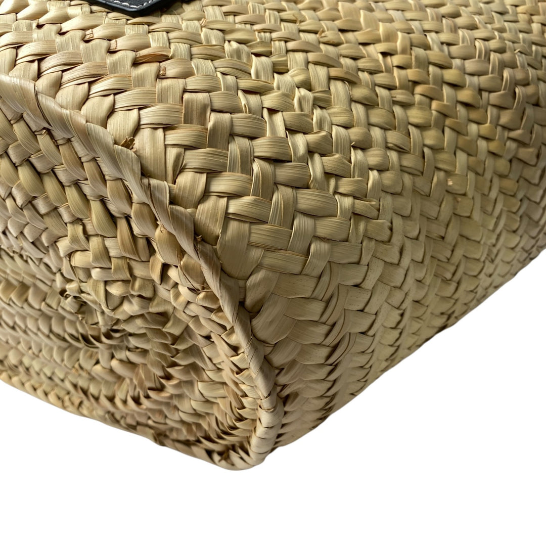 美品 ロエベ LOEWE レディース カゴバッグ ハンドバッグ ブラック