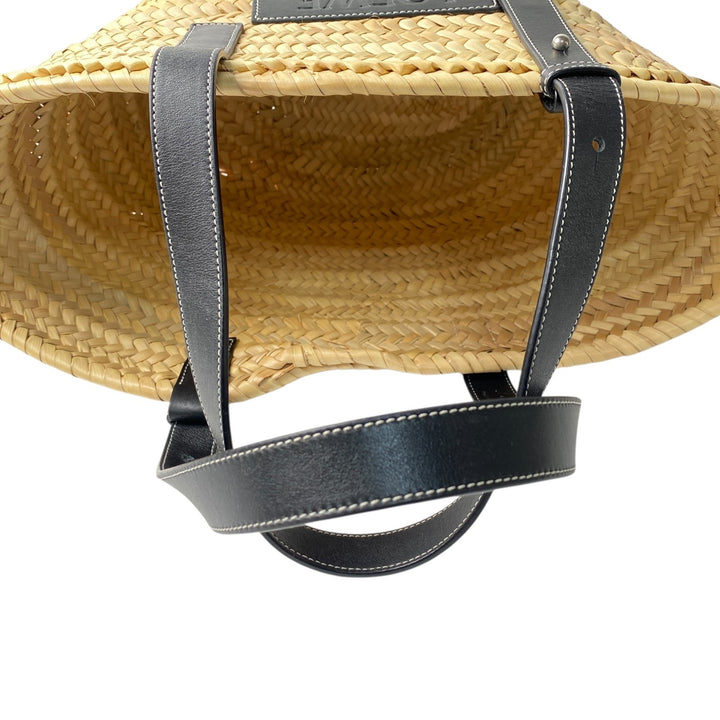 美品 ロエベ LOEWE レディース カゴバッグ ハンドバッグ ブラック