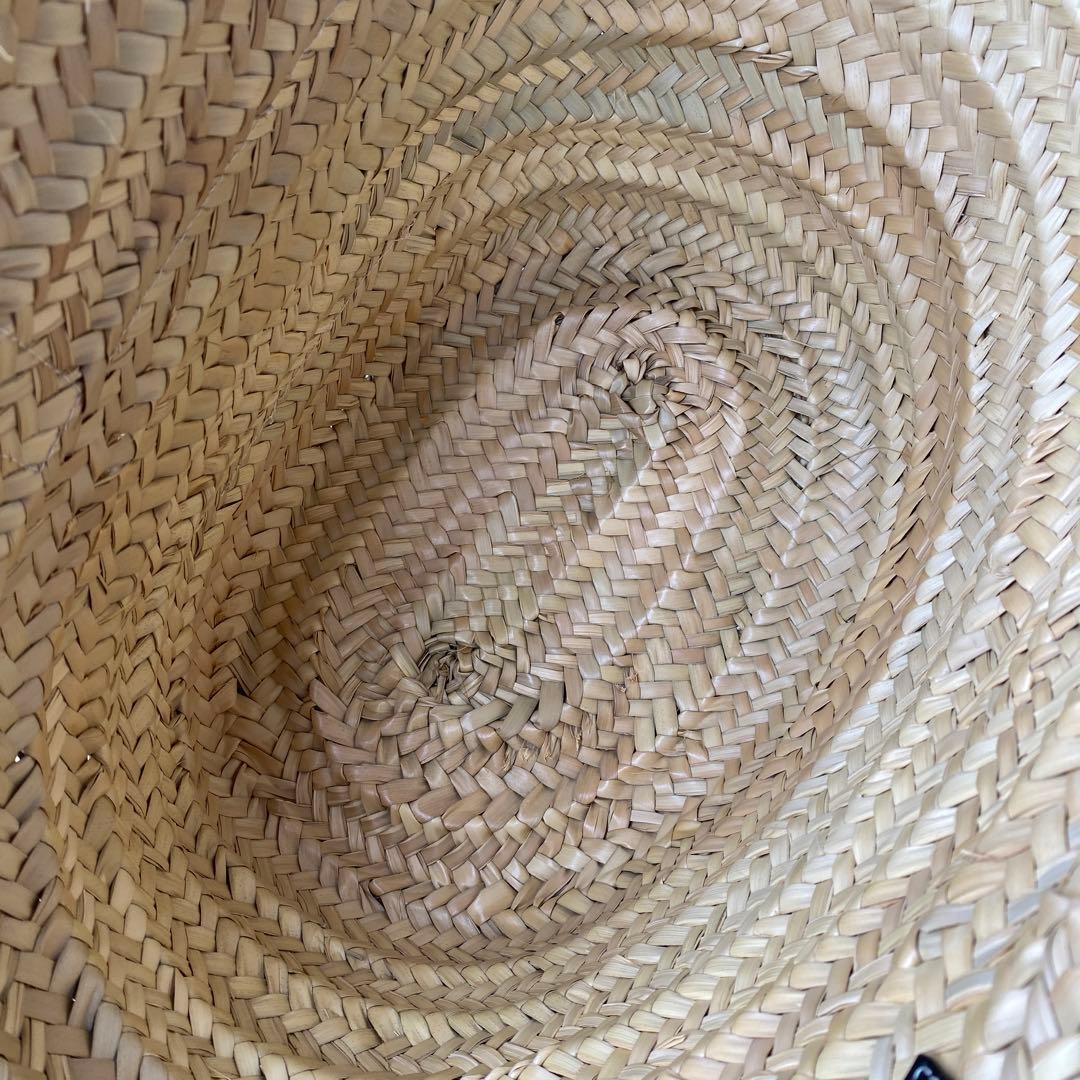 美品 ロエベ LOEWE レディース カゴバッグ ハンドバッグ ブラック