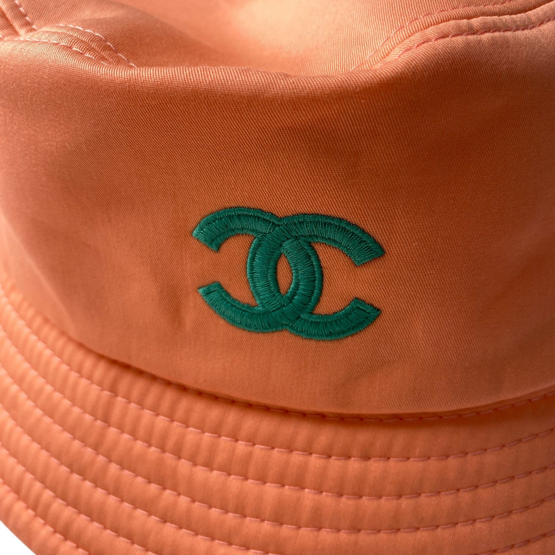 未使用 シャネル CHANEL レディース ココマーク バケットハット M