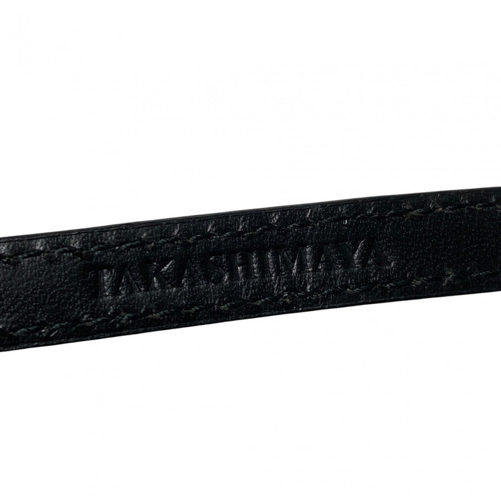 美品 ゴヤール GOYARD レディース ヘリンボーン レザーブレスレット 高島屋 限定