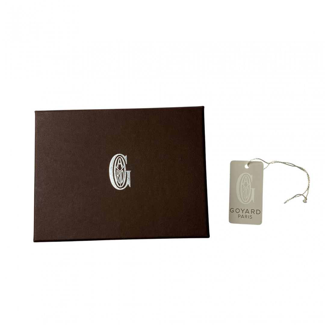 美品 ゴヤール GOYARD レディース ヘリンボーン レザーブレスレット 高島屋 限定