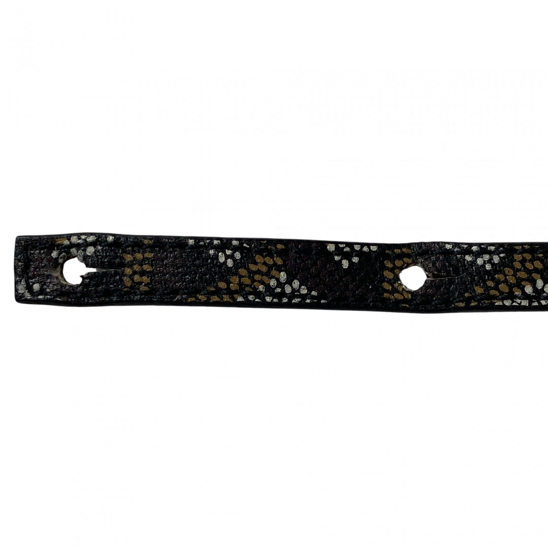 美品 ゴヤール GOYARD レディース ヘリンボーン レザーブレスレット 高島屋 限定