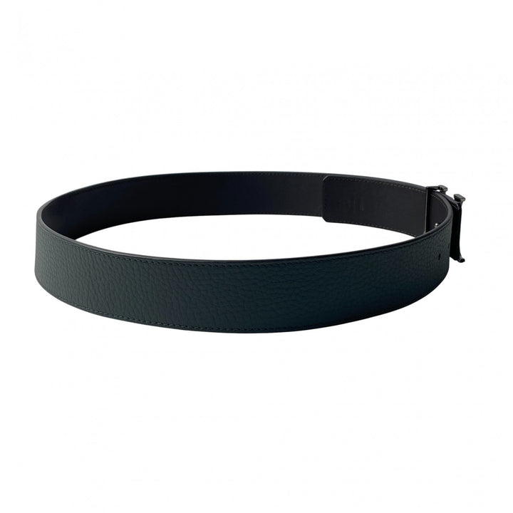 美品 ルイヴィトン LOUIS VUITTON メンズ サンチュール LVバッグル レザー ベルト M0368 AC1221