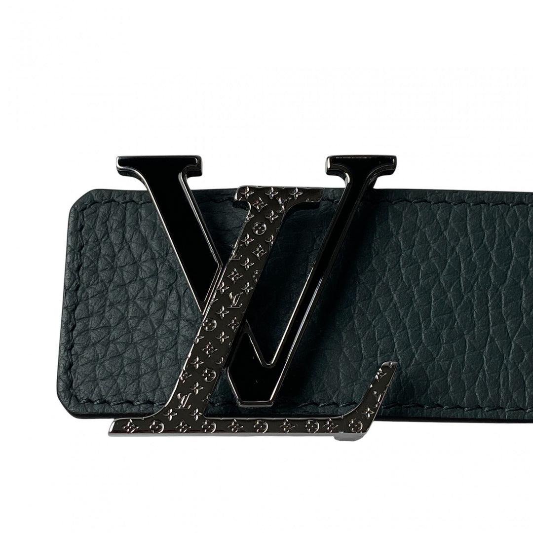 美品 ルイヴィトン LOUIS VUITTON メンズ サンチュール LVバッグル レザー ベルト M0368 AC1221