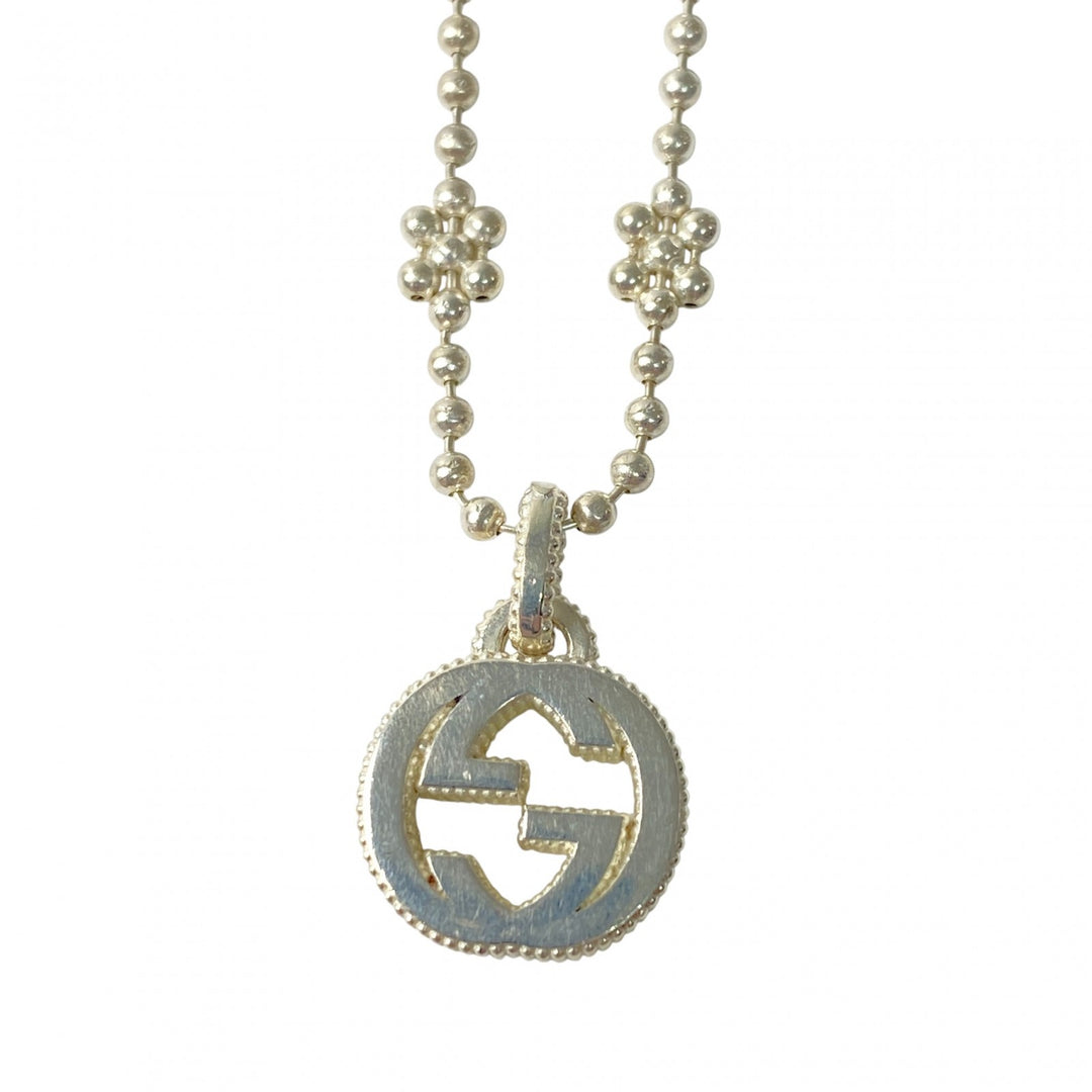 グッチ GUCCI レディース GGロゴ シルバー ネックレス Ag925
