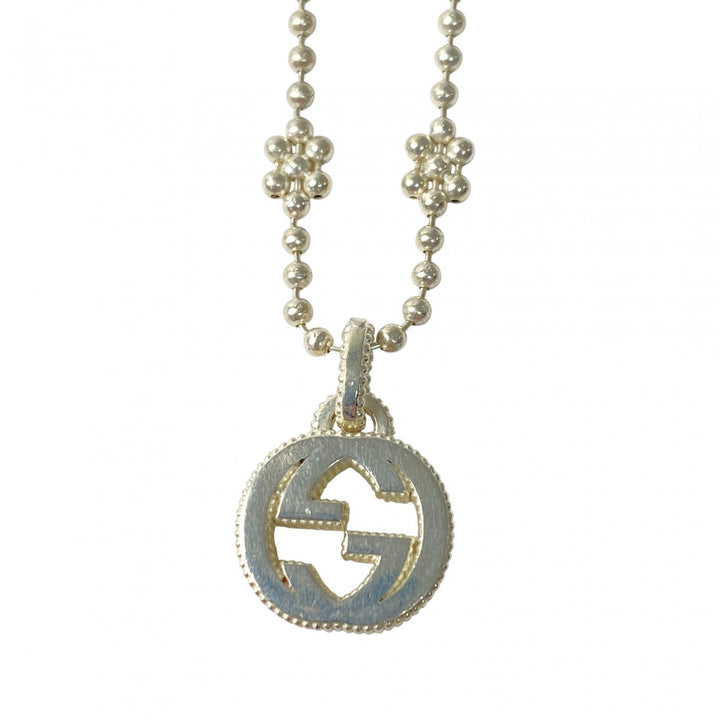 グッチ GUCCI レディース GGロゴ シルバー ネックレス Ag925