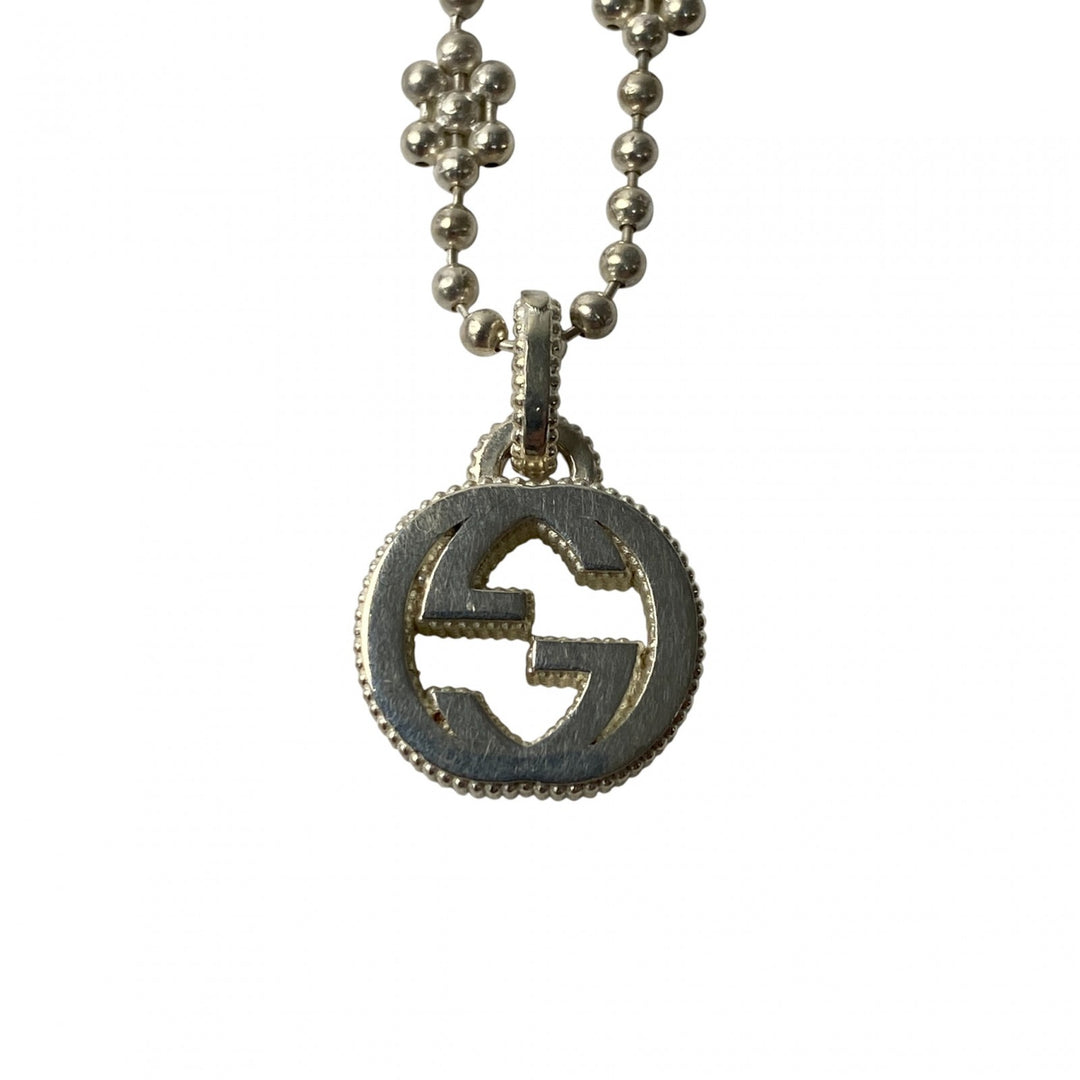 グッチ GUCCI レディース GGロゴ シルバー ネックレス Ag925