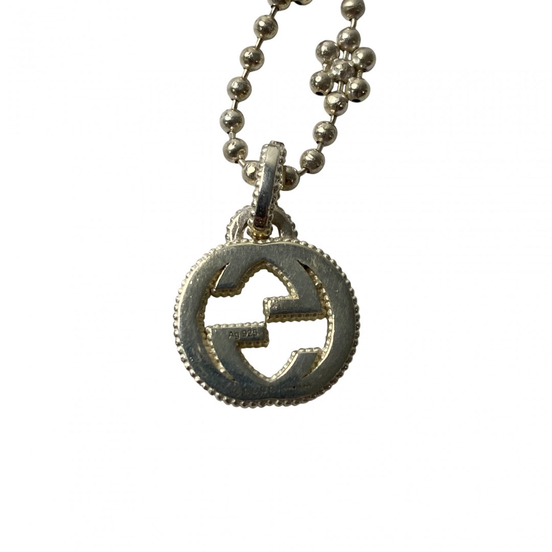 グッチ GUCCI レディース GGロゴ シルバー ネックレス Ag925