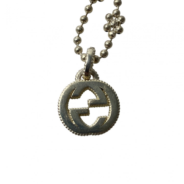 グッチ GUCCI レディース GGロゴ シルバー ネックレス Ag925