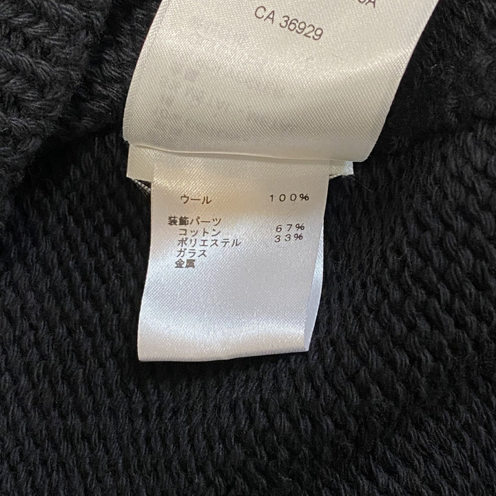 新品 タグ付き ルイヴィトン LOUIS VUITTON メンズ エンブロイダード ニット ビーズ S