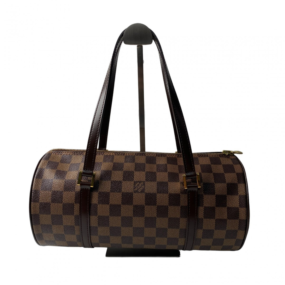 美品 ルイ ヴィトン LOUIS VUITTON レディース ダミエ パピヨン30ハンドバッグ ポーチ付き N51303