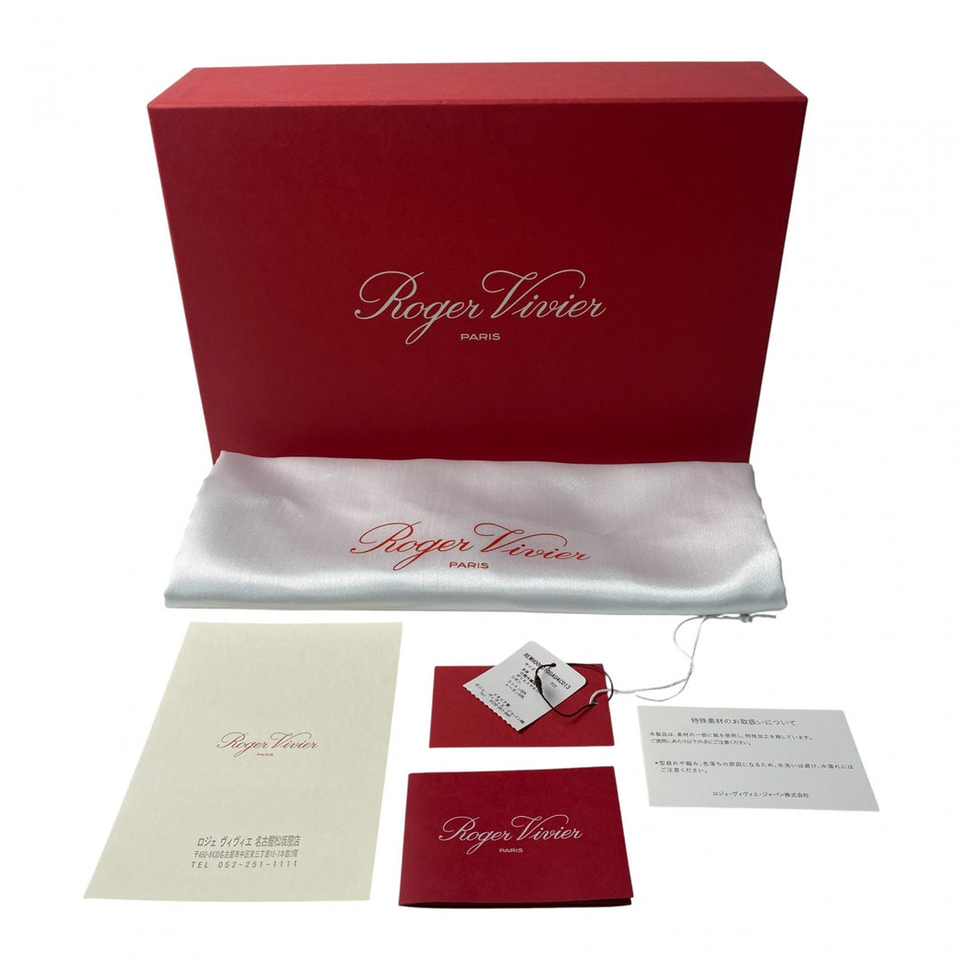 未使用 ロジェヴィヴィエ ROGER VIVIER レディース サンバイザー ビジュー M