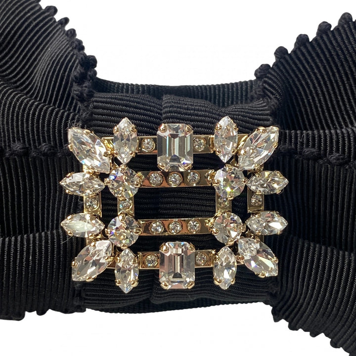 未使用 ロジェヴィヴィエ ROGER VIVIER レディース サンバイザー ビジュー M