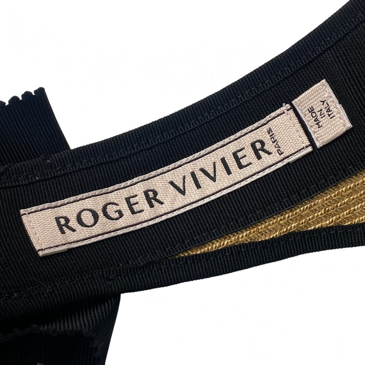 未使用 ロジェヴィヴィエ ROGER VIVIER レディース サンバイザー ビジュー M