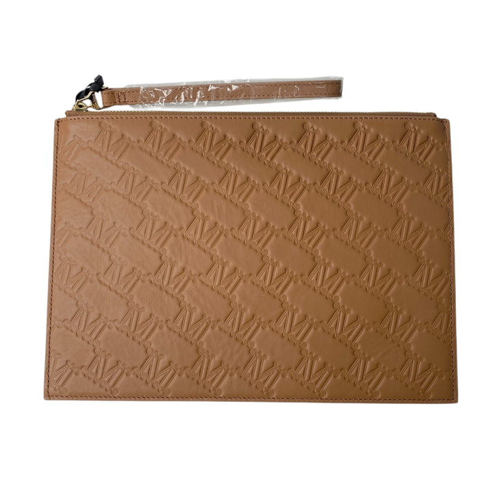 新品 タグ付き マックスマーラ MaxMara レディース 型押し クラッチバッグ